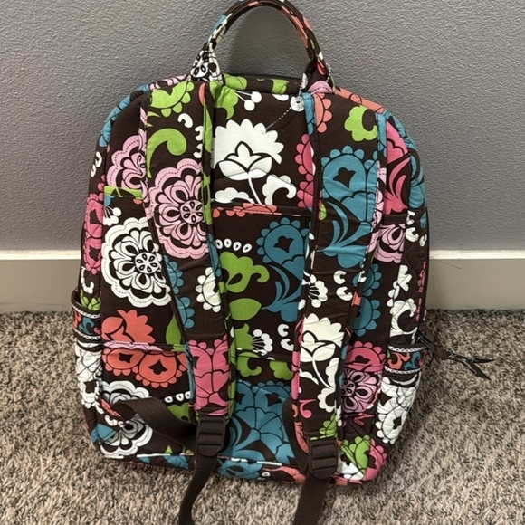 VEUC Vera Bradley Floral Backpack in Brown and Multicolor - Picture 2 of 7
